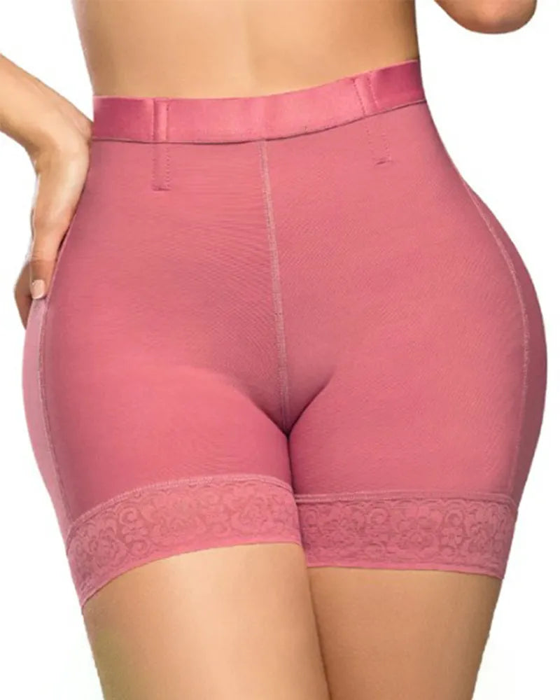 Curvalu Braguita de Encaje con Efecto Lifting de Glúteos Shorts Invisibles