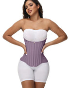 Curvalu Double Layer Waist Trainer Belt Steel Boned Compression