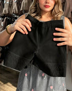 Curvalu High Waist Butt Lifter Shaping Shorts With Lace Trim