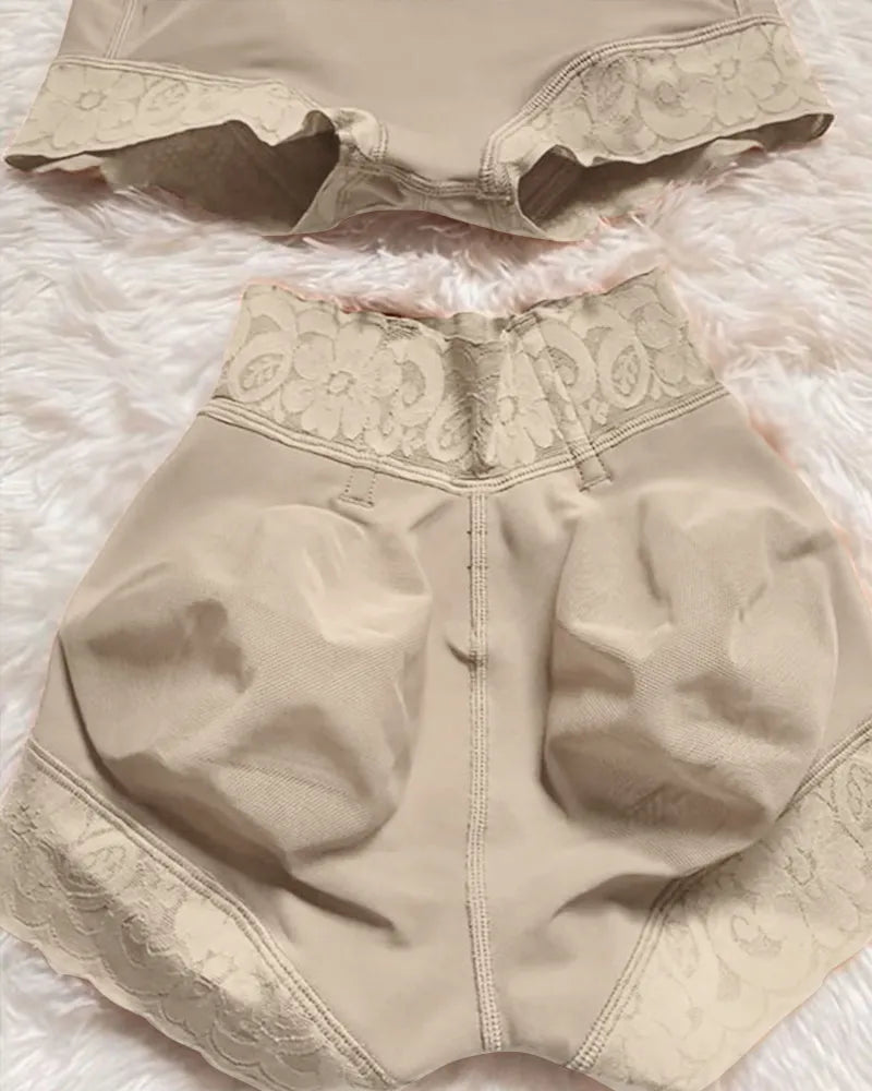 Curvalu Short Modelador Sem Costura Cintura Baixa Push Up