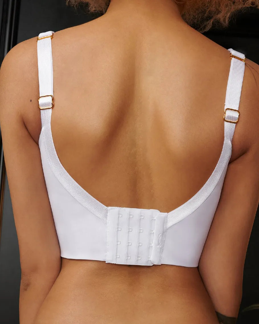 Curvalu Sutiã Longline Modelador Push Up Com Sustentação